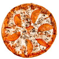 Пицца с ветчиной и грибами 32 см